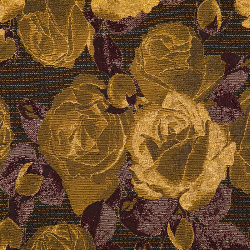 XY10013 Tela jacquard en relieve con diseño floral plateado metalizado 3d